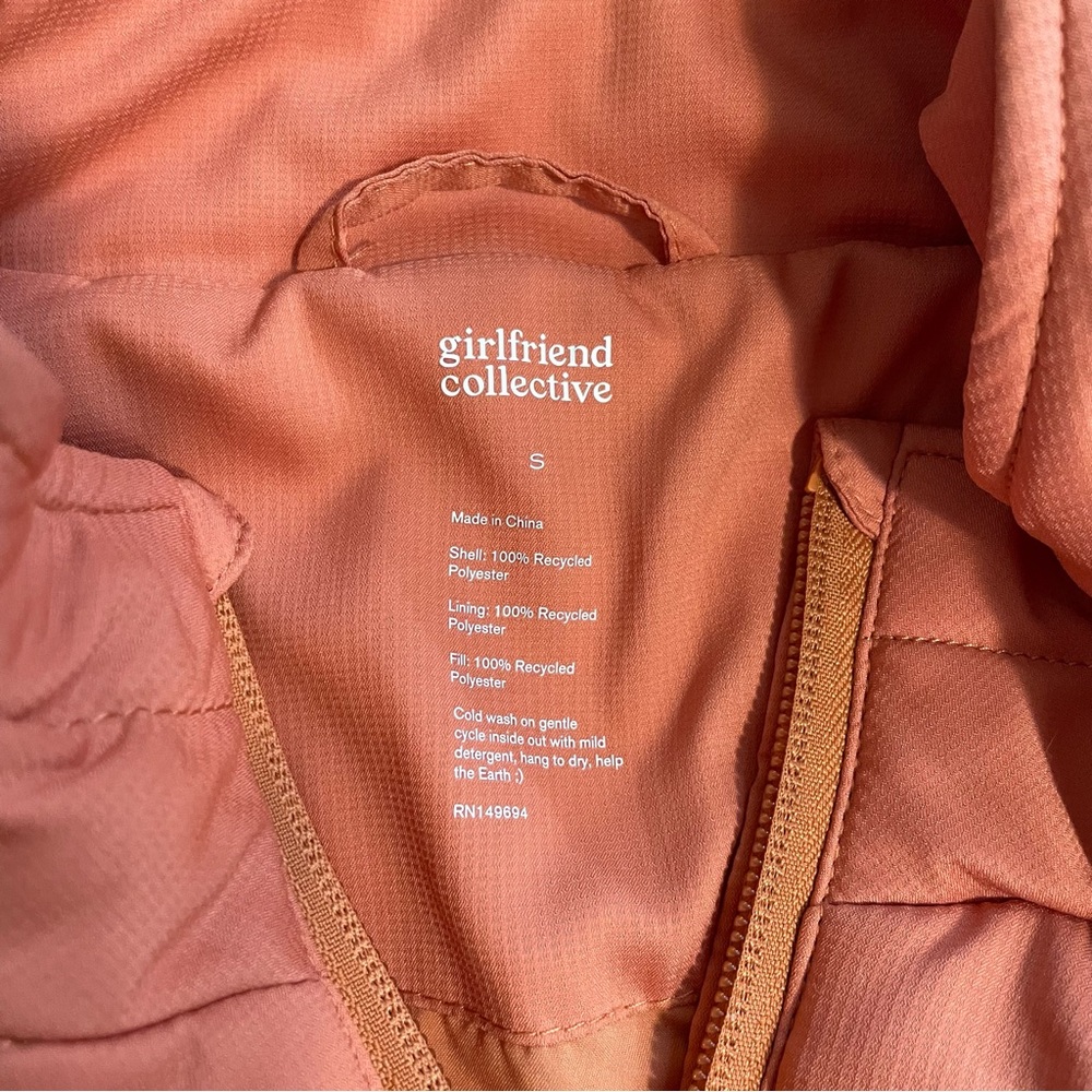 Girlfriend Collective Wild Ginger Packable Puffer Jacket - Picture 9 of 14